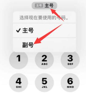 霍尔果斯苹果14维修店分享iPhone 14 Pro Max使用副卡打电话的方法 